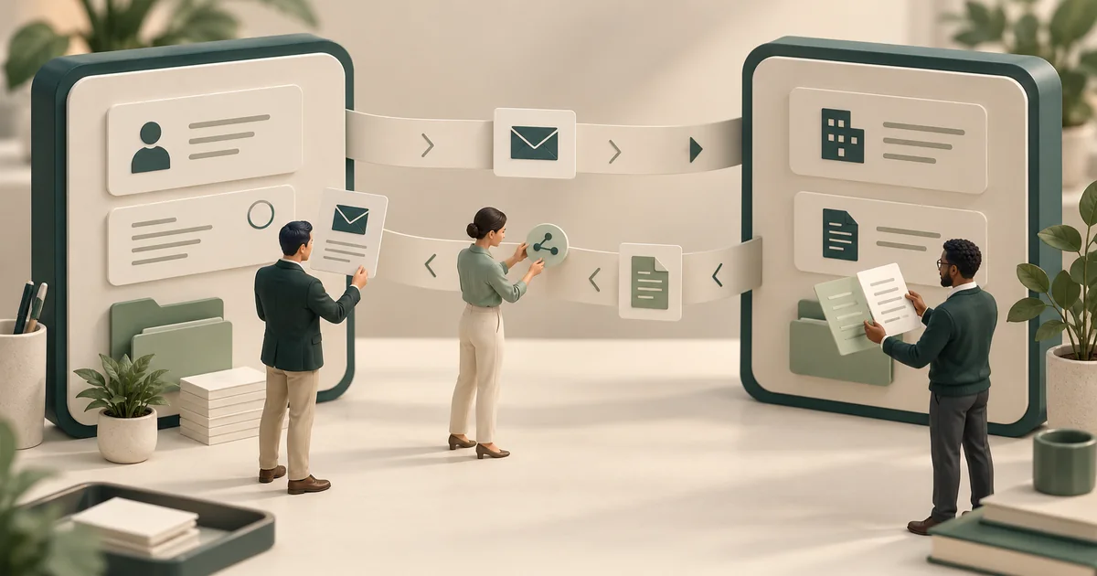 Miniature staff verifying a request and response between two prior authorization systems